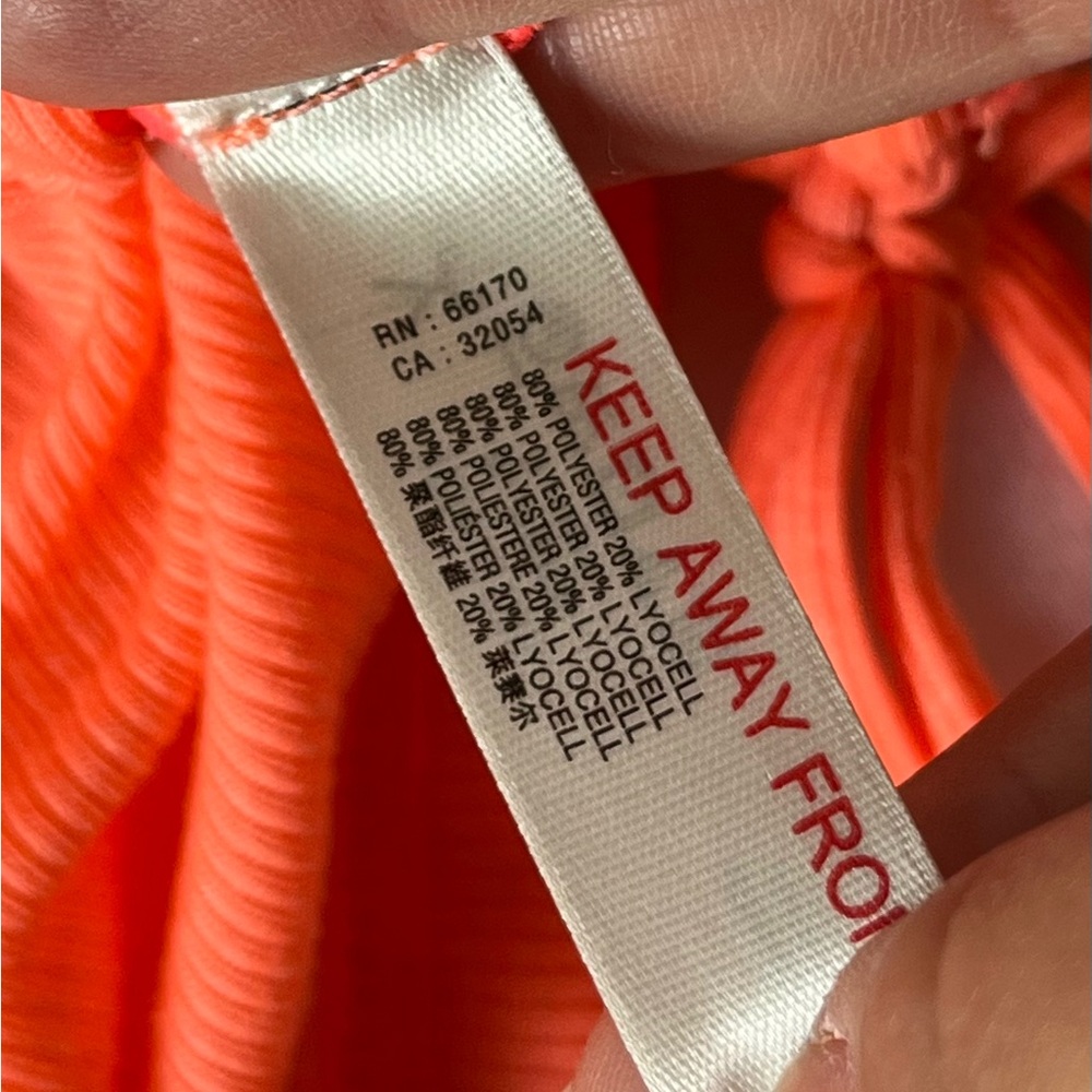 Free People Movement It’s A Cinch Bright Neon Pink Ribbed Tank Top SIZE MEDIUM - Picture 8 of 9